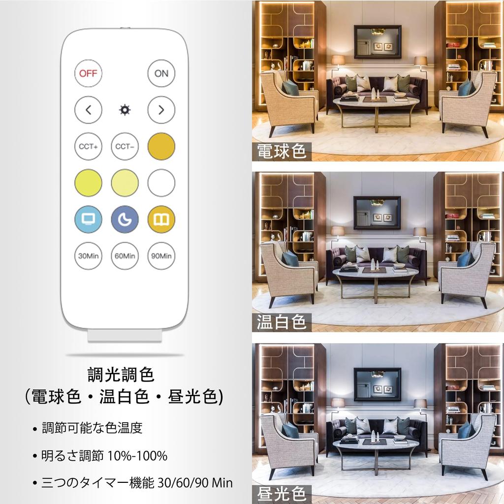 AXMOTUT CCT COB LED Strip Light 5m 24V Bulb Color Dimmable High Brightness High Density Flexible LED Strip Light with RF Remote and PSE Certified