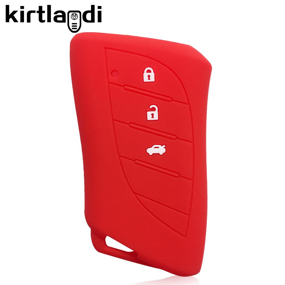 Силиконовый чехол для ключа Чехол-накладка для автомобильного ключа для Lexus ES NX GS RX UX250 UX260 ES350 2019 2020 3/4 кнопки Держатель для дистанционного ключа Брелок