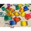 Kids Lucite Cube AcryllicCrylick Stacking Window Blocks Color Street Gems Stone  Montessori Toys