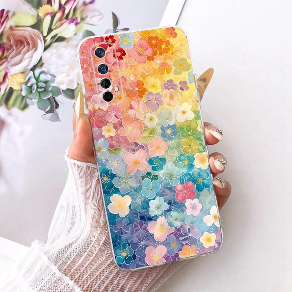 Cute Printing Phone Case For Realme 7 7Pro Soft Silicone TPU Cases For Realme 7 Pro Realme7 Global RMX2155 Covers Bumpers