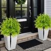 UV Resistant Artificial Persian Fern Grass Stake No Fade Fake Green Plant  Wedding Scene