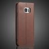 Магнитный притягивающий кожаный чехол для Samsung Galaxy S7 G930F 5.1" / S7 edge G935F 5.5" кобура флип кошелек чехол Fundas Coque