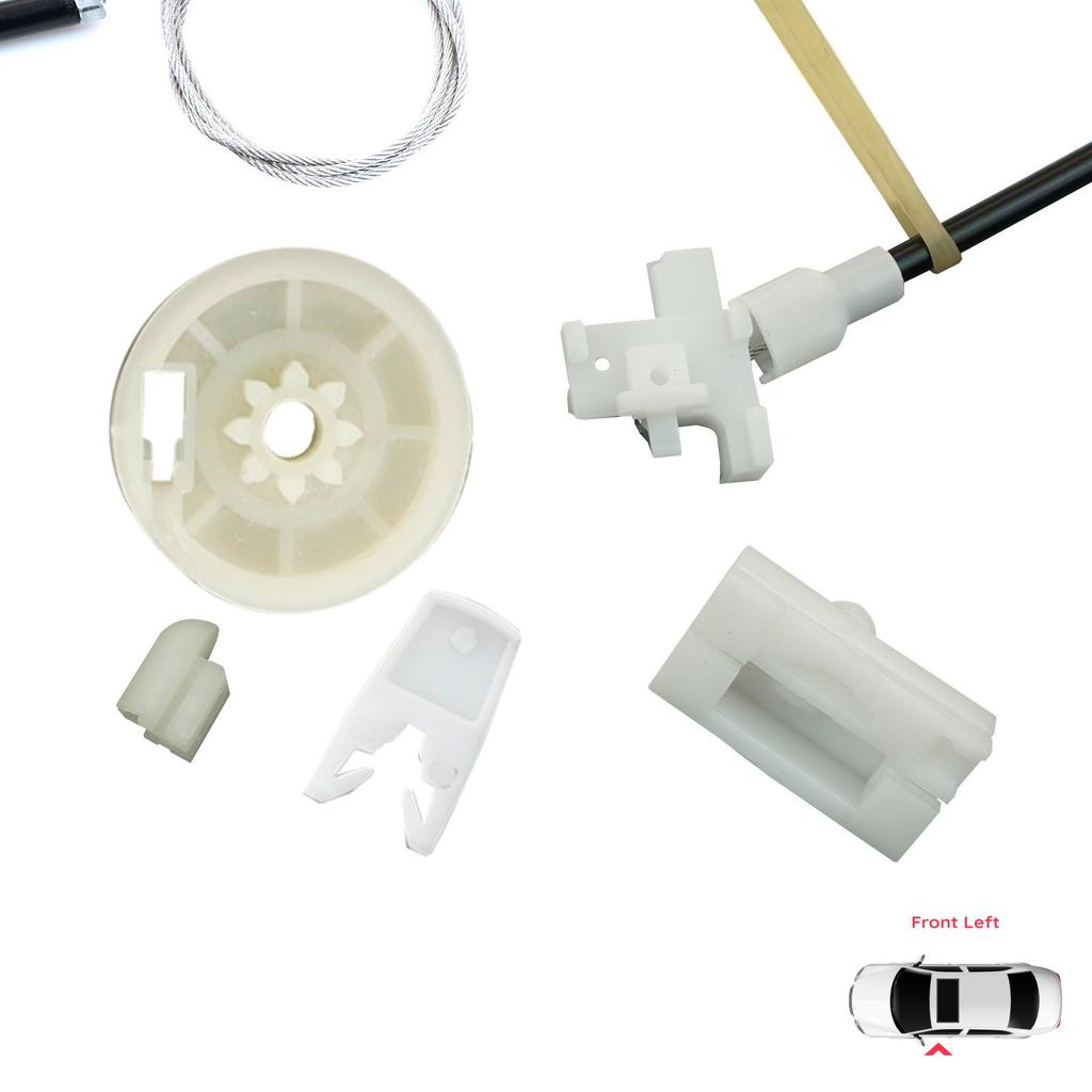 EWR254 Window Regulator Repair Kit Front Left Door for Renault Megane MK1 X64 1996-2003 4/5 Door 7700834347