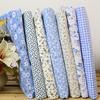 7 шт. 25x25 см хлопковая ткань цветок в горошек комплект DIY лоскутное одеяло ткань
