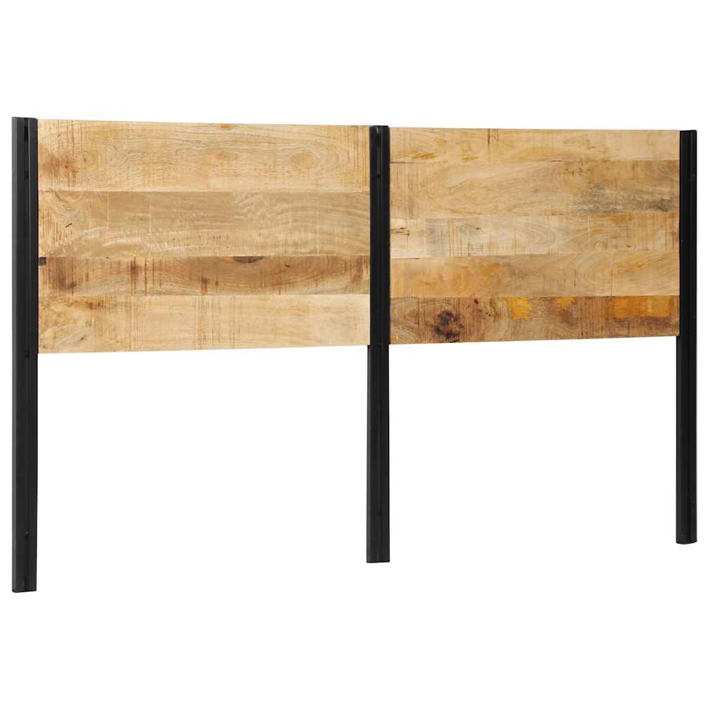 Headboard 180 cm Solid Mango Wood and Iron