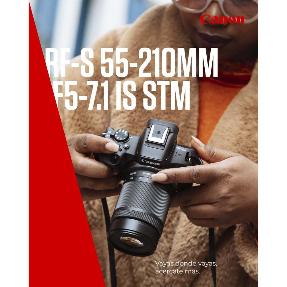 Canon Телеобъектив с переменным фокусным расстоянием RF-S55-210mm F5-7.1 IS STM для APS-C