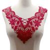 Yousheng Embroidered Lace Collar Hollow Out Lace Fabric Trim Applique Neckline Women Lace Collar Applique for DIY Sewing Supplies Wedding Dress
