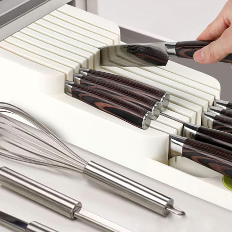 Органайзер для столовых приборов в ящик, коробка для хранения вилок, ложек и ножей