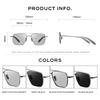 Мужские солнцезащитные очки из чистого титана Seiko Polarized Photochromic Outdoor Shades UV400 Original Brand Sun Glasses