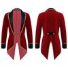 Kids Girls Boys Halloween Carnival Costume Lapel Collar Long Sleeves Tuxedo Coat for Role Play Party Performance