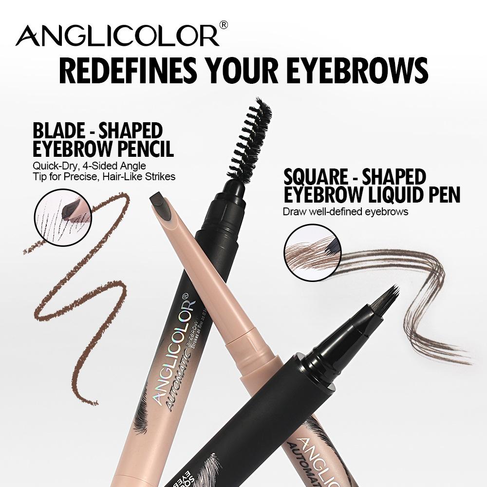 4D Micro-blade Liquid Eyebrow Pencil Root and Root Waterproof Natural Eyebrow Pencil Long-lasting Makeup Water Eye Eyebrow Pencil Cosmetics