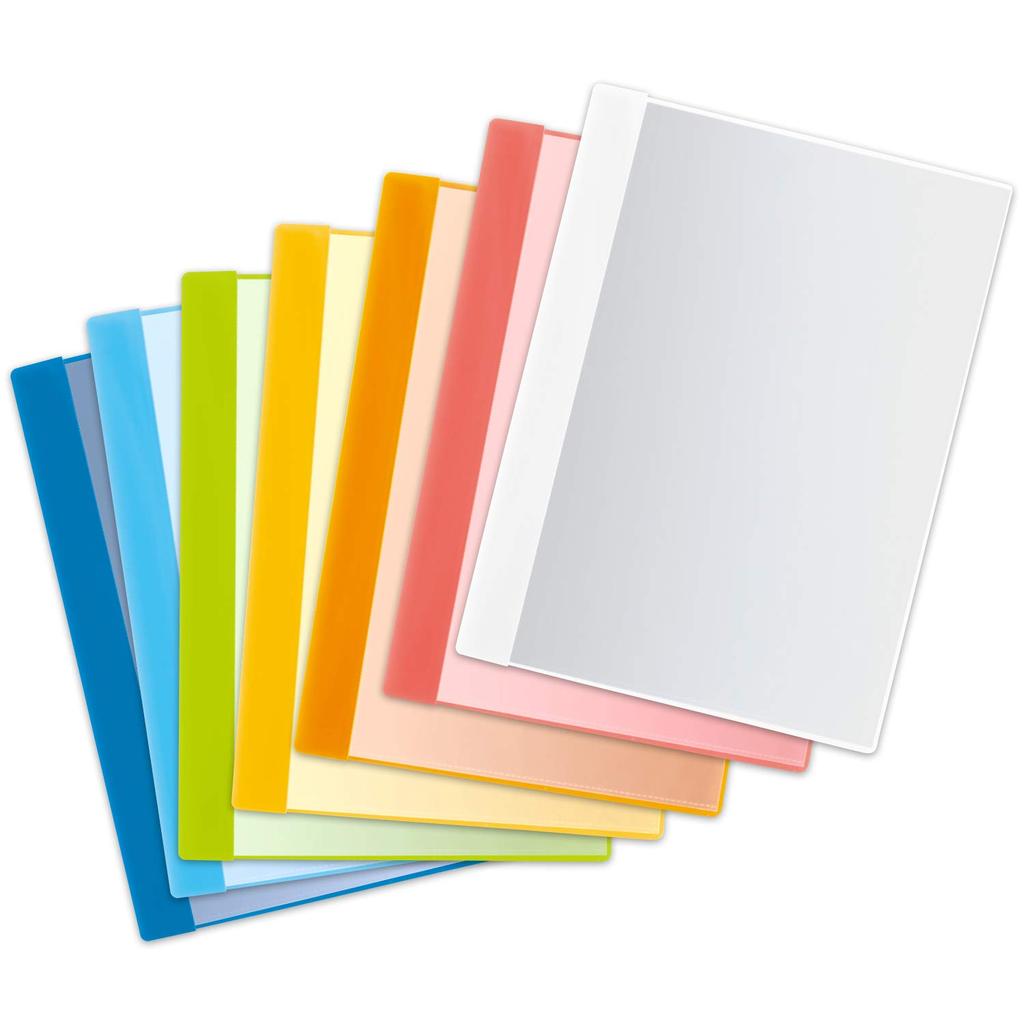 Plus Clear File Report Card A4 6 7 Colors Set of each File, Vertical, Pockets, (1 color)