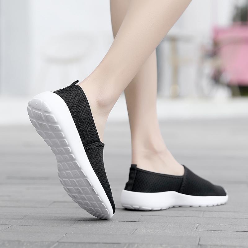 Дышащие женские кроссовки для бега, легкие противоскользящие женские спортивные туфли, мягкие мокасины для отдыха на природе, женские кроссовки, модные теннисные туфли