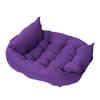 Custom Soft Plush Pet Bed for Small Medium Large Dogs Cats, Non-Slip Warm Sofa Nest Comfortable Breathable Pet Couch Bed