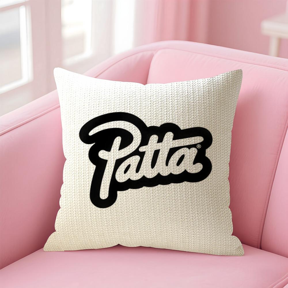 luxury PPatta Brand Cushion Cover Natural Linen Pillow Case DoubleSided Print Decorative Sofa Pillowcase Home Decor Gift