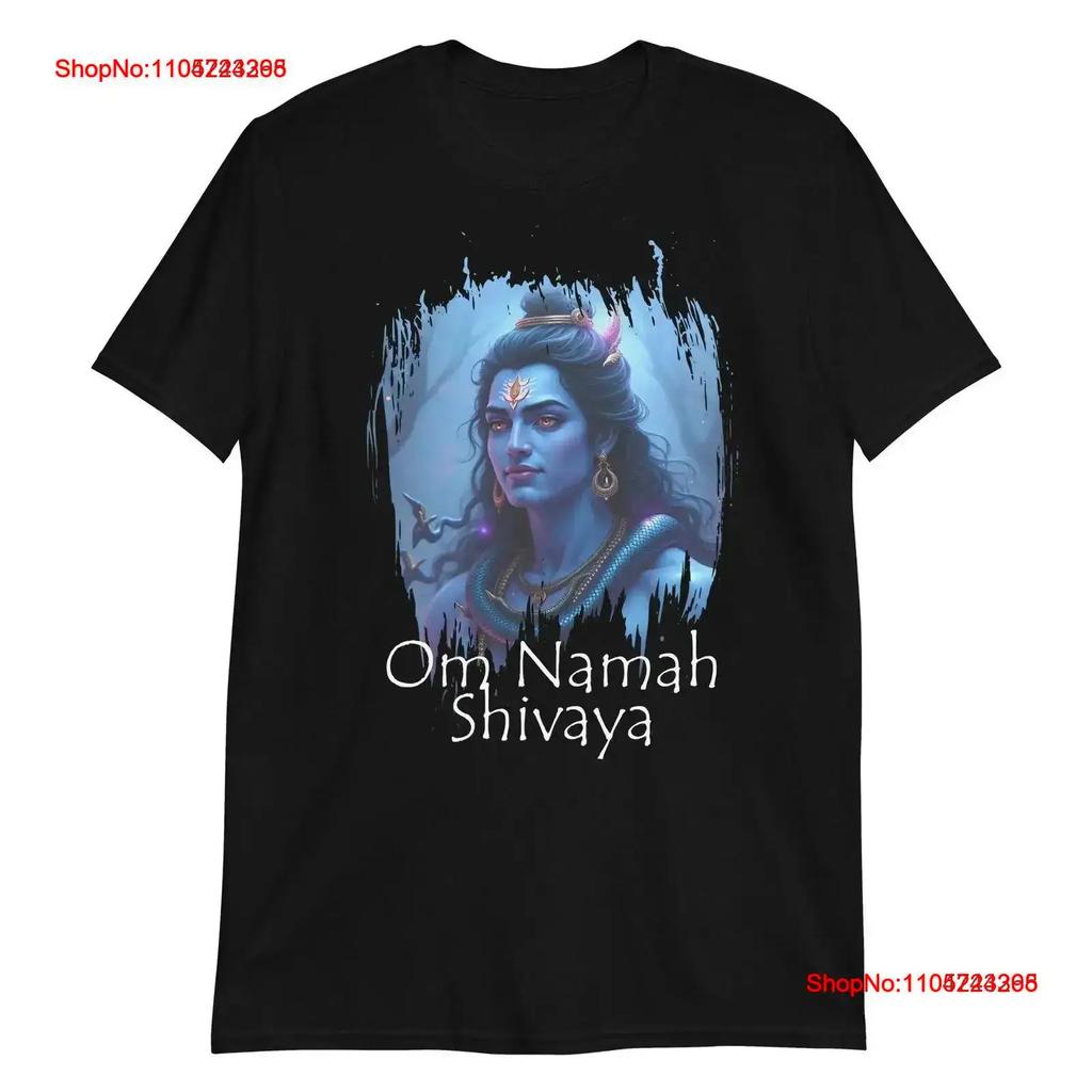 Om Namah Shivaya T Shirt Shiva Unisextra vintage Washed Comfortable streetwear homme Casual fashion graphic Stretched Versatile