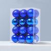 24pcs Crafts 3cm Christmas Ball Set Creative Waterproof Christmas Tree Pendant Delicate Painted Hanging Ornament Room