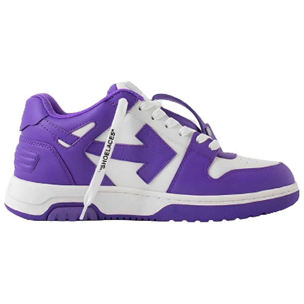 (WMNS) Off-White Out Of Office Low-Top Sneaker 'Purple White' Women's OWIA259F22LEA0010137