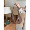 Ielgy Korean Niche Underarm Bag Women's Trendy Fashion Retro Portable Tote Bag