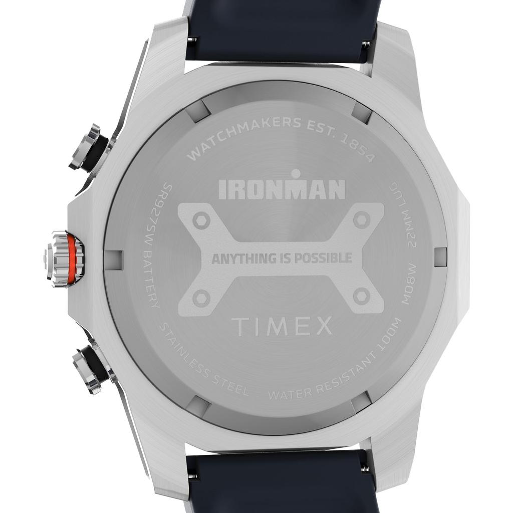Часы Ironman Adrenaline Pro Timex Ironman Adrenaline Pro Черный циферблат Нержавеющая сталь Акрил Кварцевые часы Бренд TW2W55500 Оранжевый [TIMEX] Мужские [Товар]