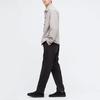 Uniqlo X Theory Совместная работа Однотонные прямые повседневные брюки Осень Мужские брюки Черный 444609-09