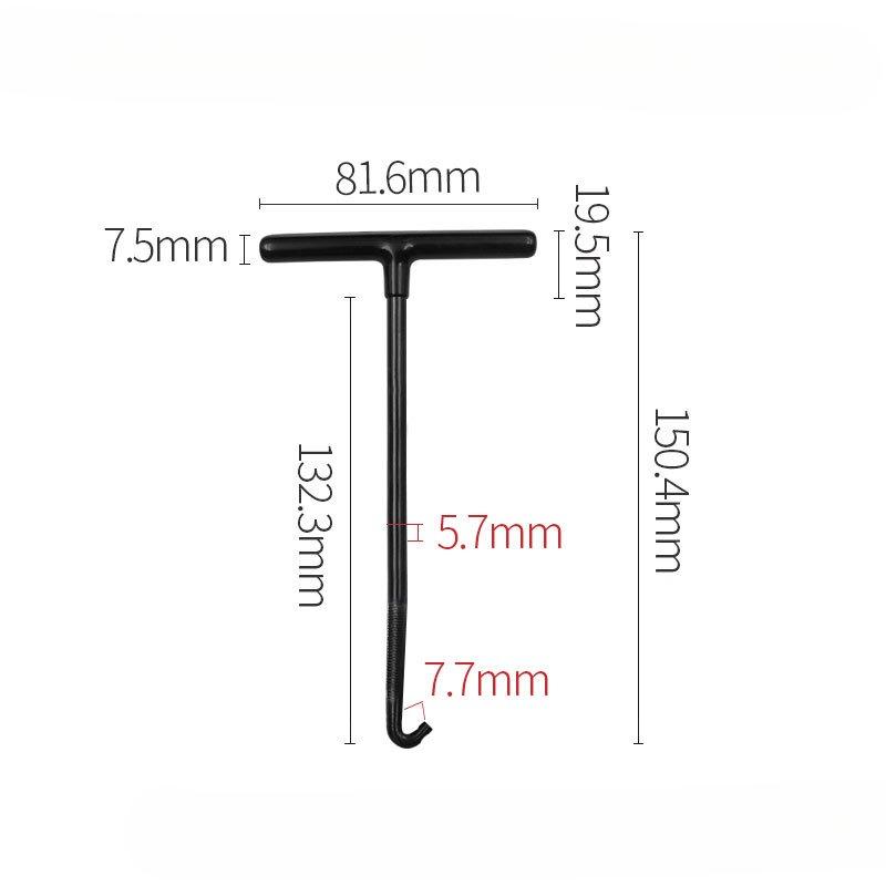 Пружинный крюк для выхлопной трубы мотоцикла Т-образный ручной съемник ремонтный инструмент универсальные аксессуары для двигателя