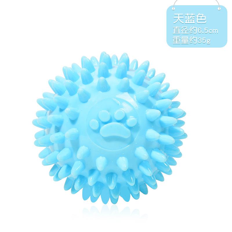 Dog Chew Toys for Cleaning Teeth Pink Soft Rubber Bone Funny Ball Interactive Donut Treat Set for Small Medium Dogs Pet Gifts