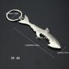 Shark Beer Metal Bottle Opener Key Chain Creative Practical Gift Key Accessory Pendant