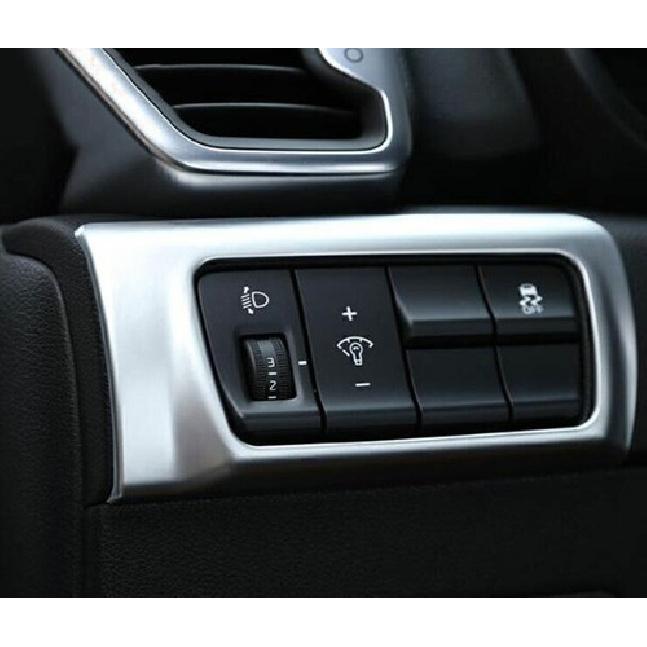 For Kia Sportage 17-2022 Matte Silver Driver's Side Dash Control Cover Trim
