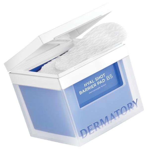 Выберите 1 из 4 типов квадратных подушечек Dermatory (Cica/Pore/Hyalshot/Retinal)