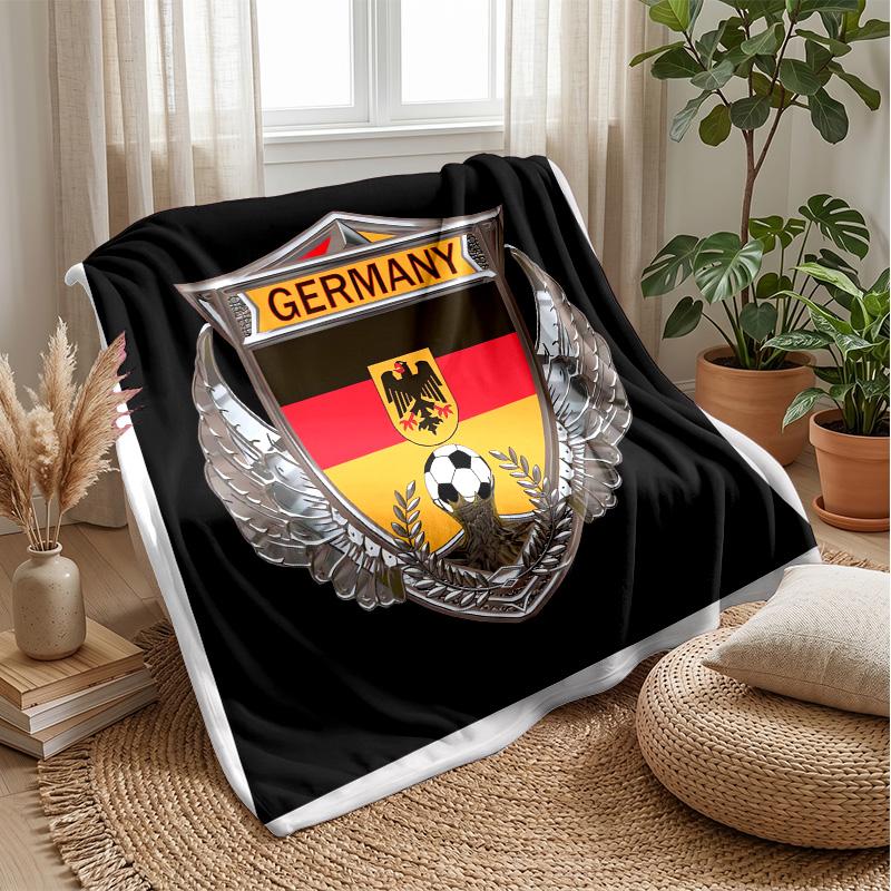 Germany national football team Theme blanket Soft Flannel Blanket Plush Throw Blanket Cozy Sofa Bed Blanket for Home Decor
