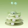 Трехъярусная башня-игрушка для кошек, вращающийся столик, шарики-ролики, игрушки для интерактивной тренировки интеллекта, пазл-трек, забавные игровые аксессуары
