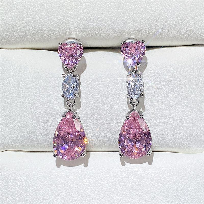 BELLA BOX Простые элегантные серьги-капли для женщин, свадебные аксессуары для любви, эстетические женские висячие серьги, необычный подарок, модные украшения