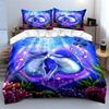 "Dreamy Dolphin Universe" Bedding sets Duvet covers Pillowcases(1* Duvet Cover 2* Pillowcases without duvet insert)