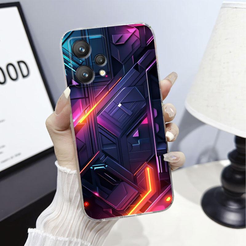 Для Realme Narzo 50A N55 50A Prime 30A 50 4G Чехол-обложка Для Narzo 30 5G Мраморный Прозрачный Мягкий Силиконовый Чехол для Телефона Fundas Кот Capa
