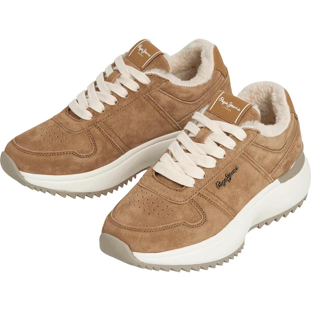 Pepe Jeans Sneakers Lace-up Closure Brown