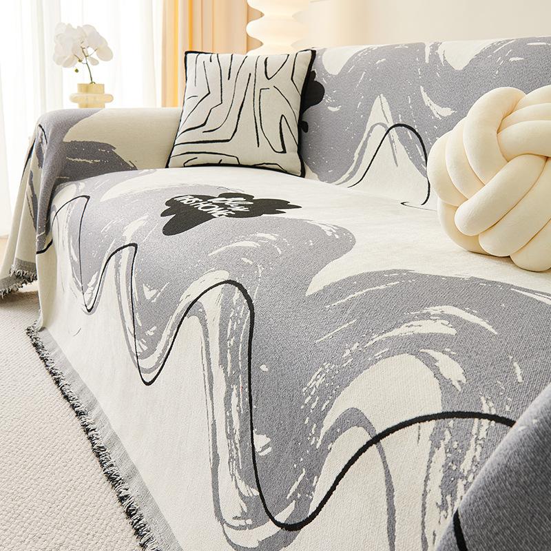 Chenille Sofa Towel Full Cover Cloth Thickened Anti-Scratching All-Inclusive Universal Sofa Cover Non-Slip Sofa Cushion High-Grade