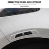 WHPZ2 Car Wheel Eyebrows Protector Anti-collision Reflective Stickers For BMW M Performance E36 E46 E60 E90 E91 E92 E93 F30 F20