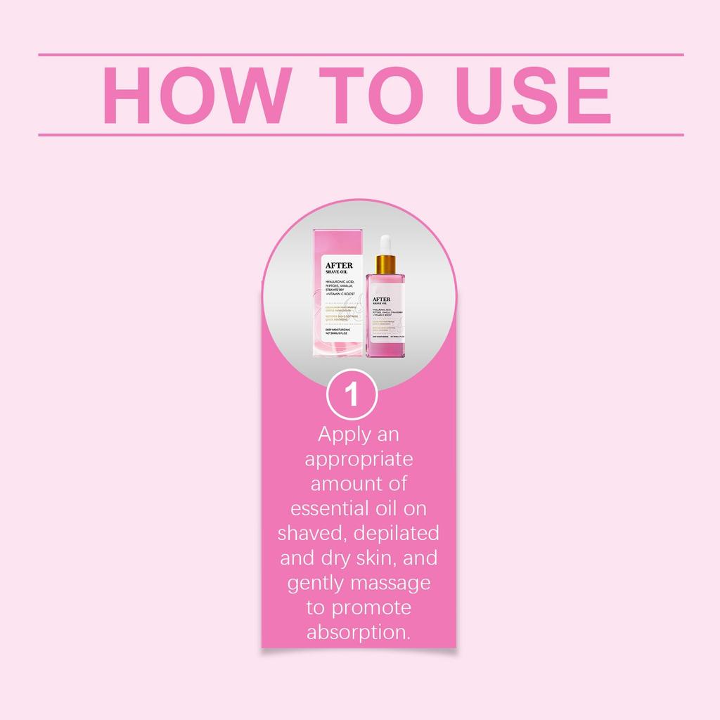 Strawberry-Flavored Aftershave Oil Soothes Skin, Moisturizes, Moisturizes And Smoothes Daily Care Oil 90ml