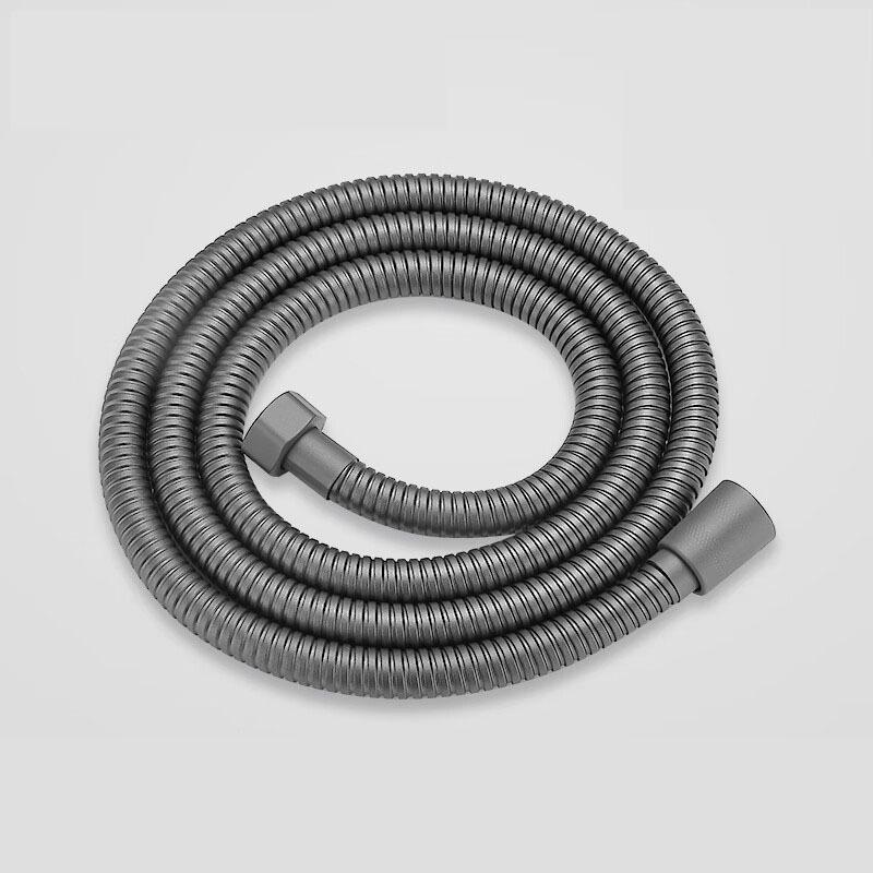 Ручной душевой набор под давлением с фильтрующим распылителем и массажной насадкой цвета «оружейный серый»