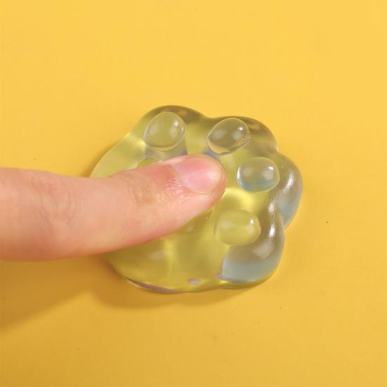 3 шт. Игрушки для снятия стресса Мягкий ТПР Гибкий Быстро восстанавливающийся Мини Милый Игрушка для сжимания Тревога Разноцветный Сжимающий Кошачья лапа Непоседа