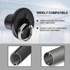 Universal 3-Pack Bungee Pull Ring End Cap Kit,Replacement Shade Parts for Exterior Sun Shades Outdoor/Indoor Roller up Blinds (Black)