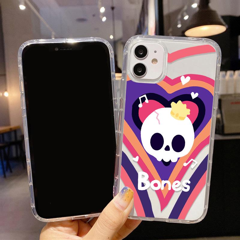 Индивидуальный Хэллоуинский чехол-скелет для iPhone 17 Pro, Apple 16 Pro с воздушной подушкой, Ударопрочная защита