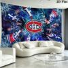 Montreal Canadiens Wall Tapestry Aesthetic Wall Hanging Printed Fabric Blanket Decorative Tapestries for Bedroom Living Room Home Decor