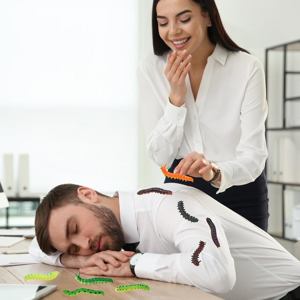 Имитация гусениц, гусеницы-растения, ползающие насекомые, реквизит для розыгрышей, взаимные развлечения