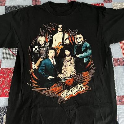 Футболки Gildan Aerosmith 2003 с коротким рукавом Унисекс от S до 5XL MQ561 Унисекс Футболка