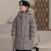 New Winter Down Jacket Korean Style Thick Long Children's Coat Boys and Girls Winter Clothes