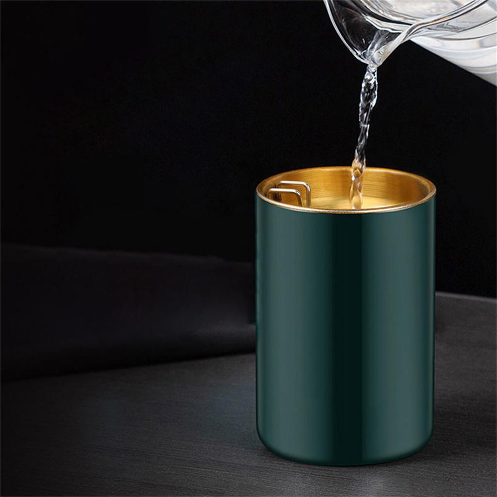 Stainless Steel Ashtray With Lid Windproof Design Creative Funnel Shape For Indoor Outdoor Use