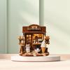 Магнит на холодильник 3D из смолы "Кото-кафе Кабина" - Уникальная игрушка-сувенир
