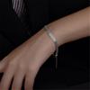 New 925 Sterling Silver Multilayer Simple Adjustable Charm Bracelet &Bangle for Women Wedding Jewelry Party Gift